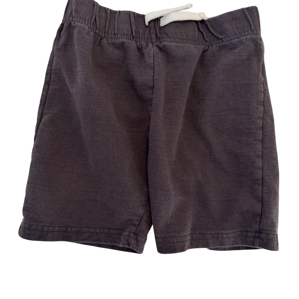 Kenneth‎ Cole New York Boys Knit Shorts Dark Gray Elastic Waist Size 5 M